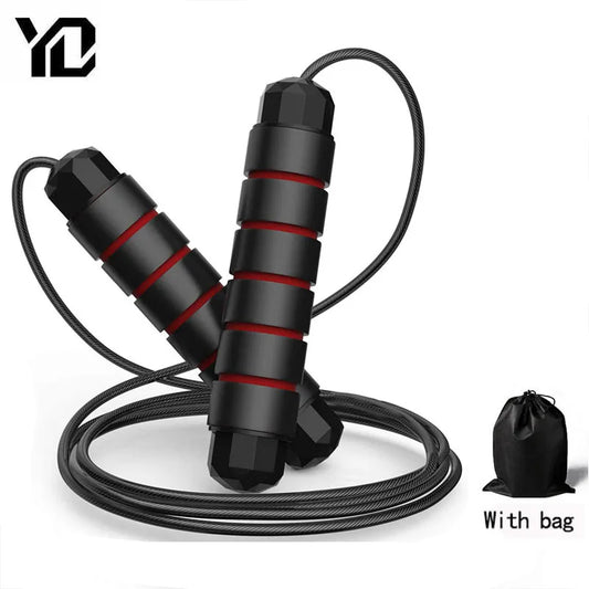 3M Tangle-Free Rapid Speed Jumping Rope for Gym Fitness Home Exercise Slim Body - Steel Skipping Rope with Cable Bearings